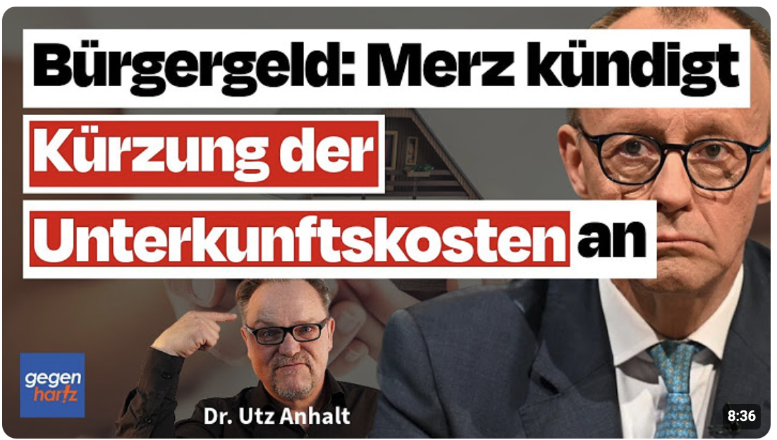 Bürgergeld: Merz kündigt Kürzung der Unterkunftskosten in der Grundsicherung an