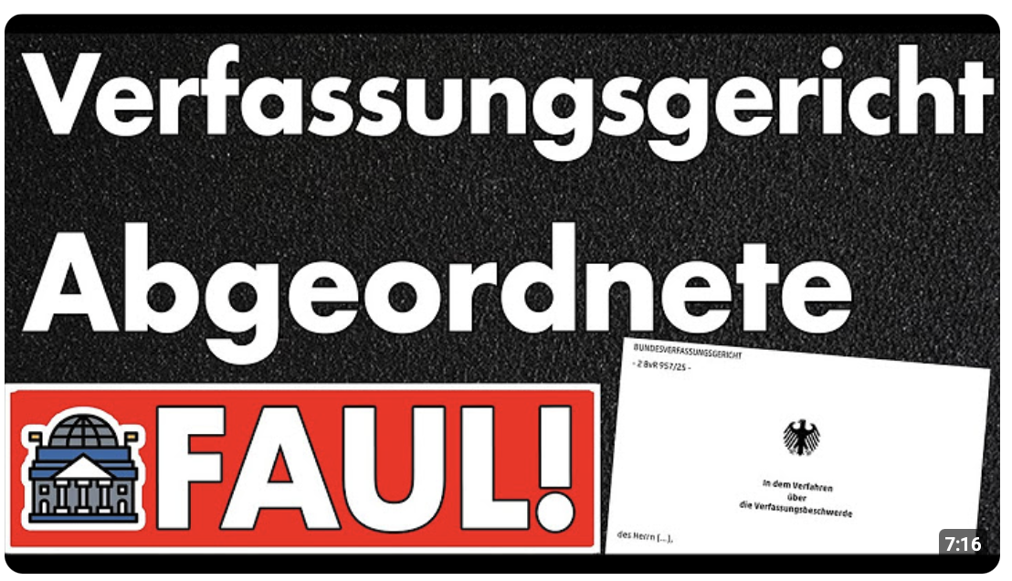 Klatsche: Gründe, warum Bundestag die Wahlprüfung nicht sofort begann, sind nicht nachvollziehbar!