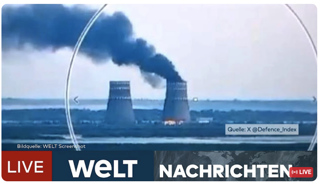 UKRAINE-KRIEG: Angriff auf russisches AKW! Ukrainische Drohne löst Brand in Kursk aus