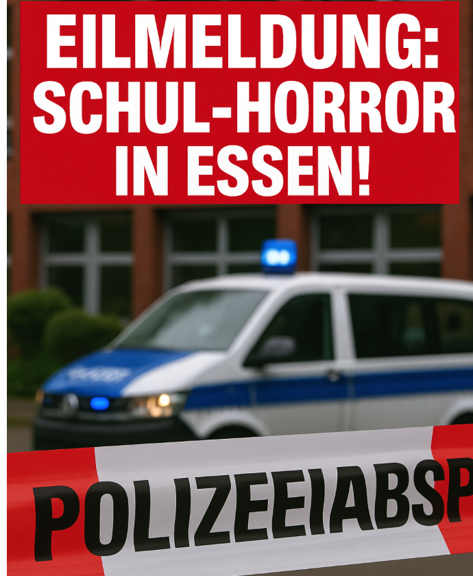 EILMELDUNG: SCHUL-HORROR IN ESSEN!In der Pause stach er seiner Lehrerin in den Bauch – Polizei erschießt angreifenden Kosovaren!