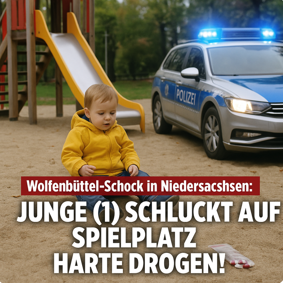 Wolfenbüttel-Schock in Niedersachsen: JUNGE (1) SCHLUCKT AUF SPIELPLATZ HARTE DROGEN!