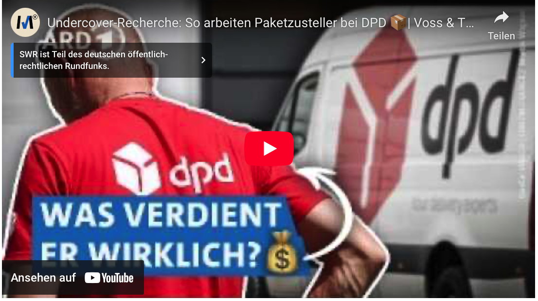 Undercover-Recherche: So arbeiten Paketzusteller bei DPD 