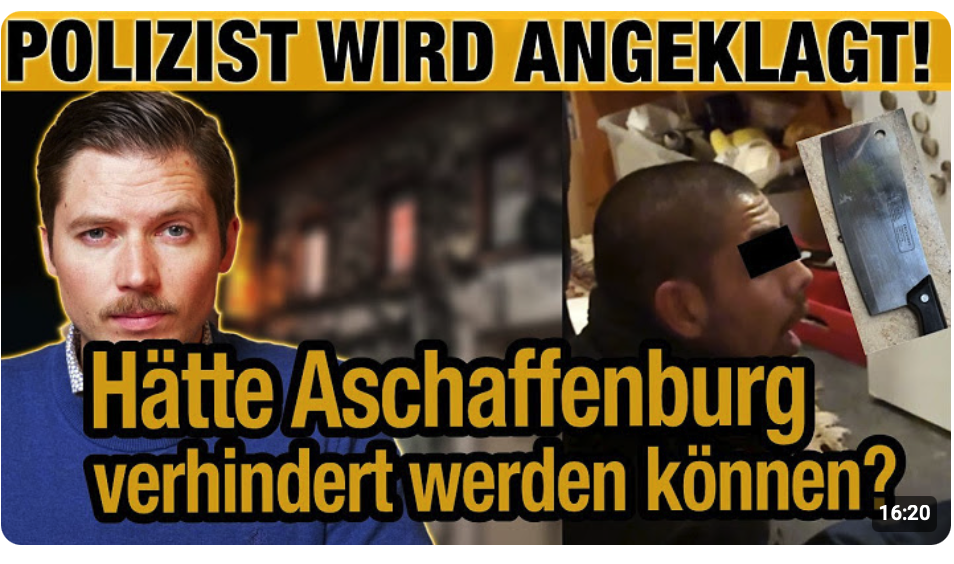 Anklage gegen Polizist! Hätte Aschaffenburg verhindert werden können?