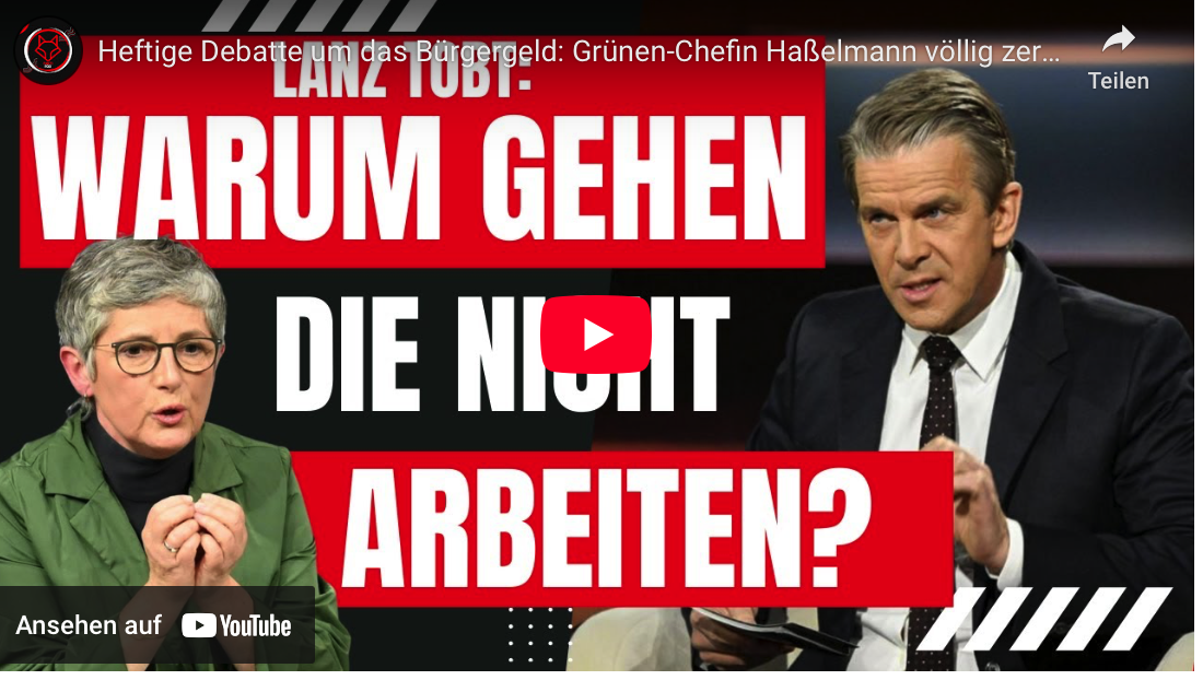 Heftige Debatte um das Bürgergeld: Grünen-Chefin Haßelmann völlig zerlegt!