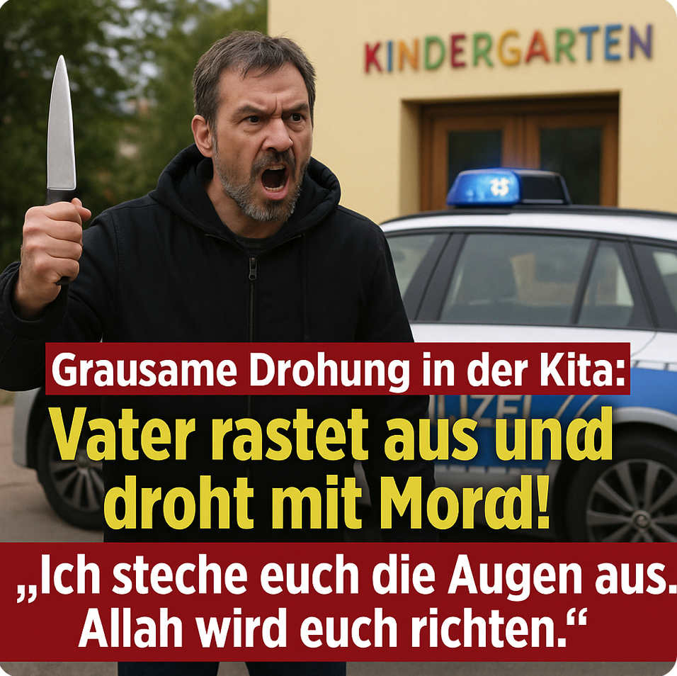 SCHOCK IN DER KITA! VATER DROHT ERZIEHERN: „ICH STECHE EUCH DIE AUGEN AUS – ALLAH WIRD EUCH RICHTEN!“