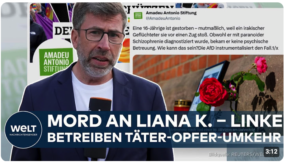 MORD AN LIANA K. IN FRIEDLAND: Unfassbar! Linke Stiftung empört mit Täter-Opfer-Umkehr!