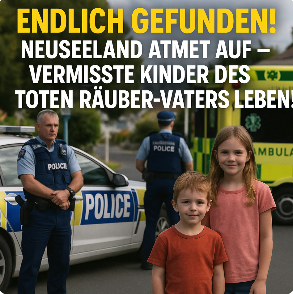 ENDLICH GEFUNDEN! NEUSEELAND ATMET AUF – VERMISSTE KINDER DES TOTEN RÄUBER-VATERS LEBEN!