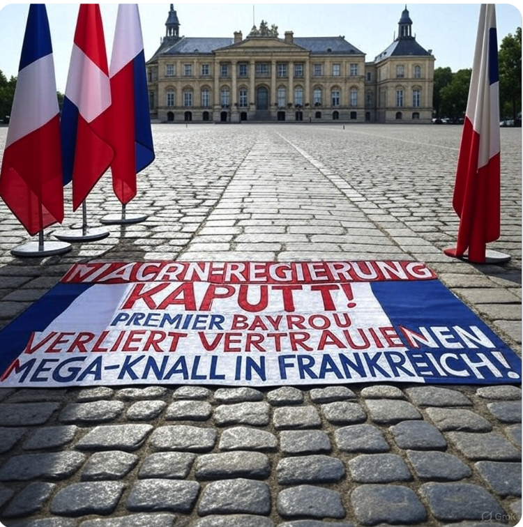 MACRON-REGIERUNG KAPUTT! PREMIER BAYROU VERLIERT VERTRAUEN – MEGA-KNALL IN FRANKREICH!