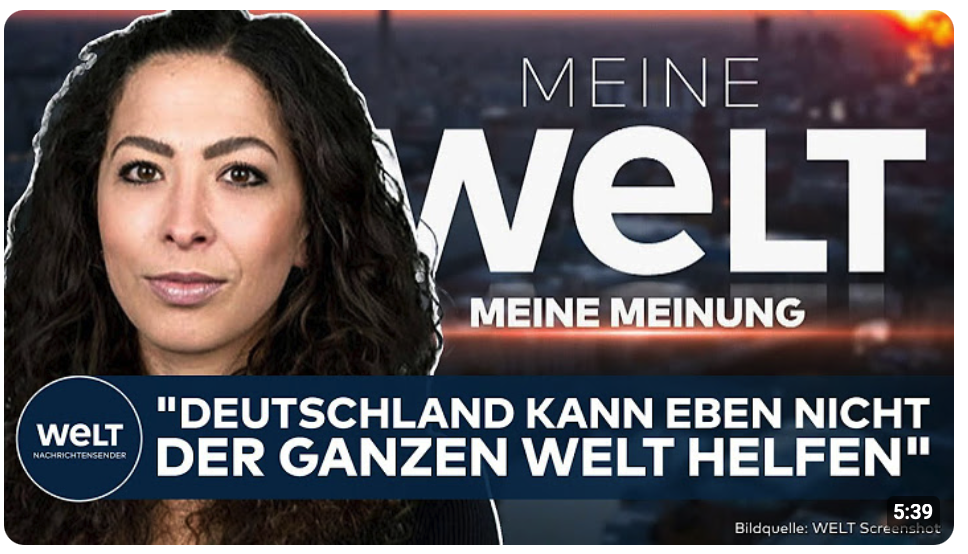 MEINE MEINUNG: „Deutschland kann eben nicht der ganzen Welt helfen“