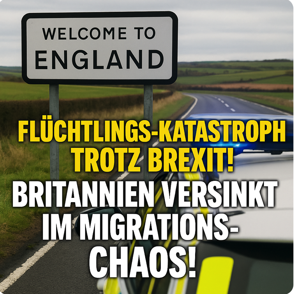 FLÜCHTLINGS-KATASTROPHE TROTZ BREXIT! BRITANNIEN VERSINKT IM MIGRATIONS-CHAOS! MEHR EINWANDERER ALS AMERIKA, BEVÖLKERUNGSEXPLOSION WIE NIE ZUVOR!