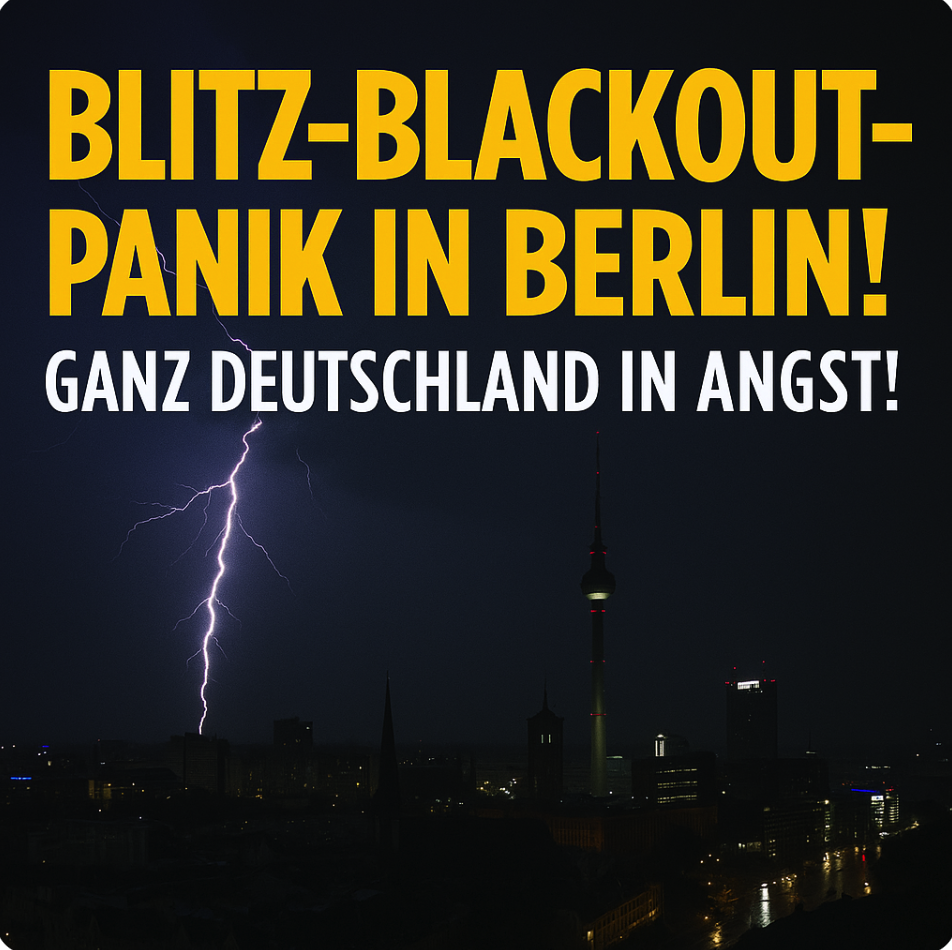 BLITZ-BLACKOUT-PANIK IN BERLIN! GANZ DEUTSCHLAND IN ANGST!