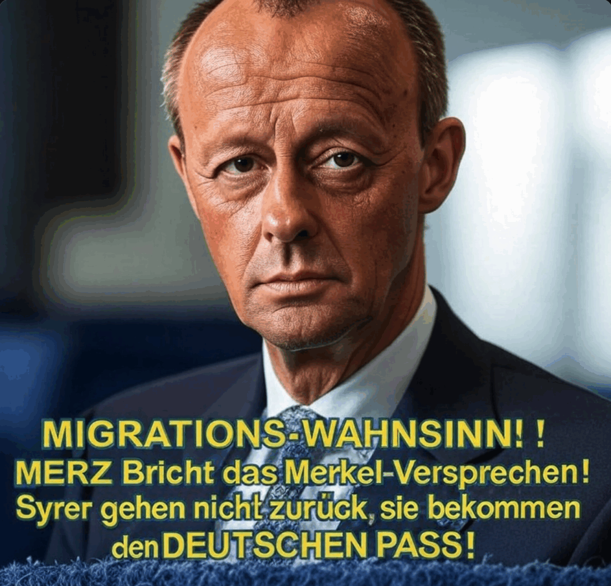 MIGRATIONS-WAHNSINN! MERZ Bricht das Merkel-Versprechen! Syrer gehen nicht zurück, sie bekommen den DEUTSCHEN PASS!