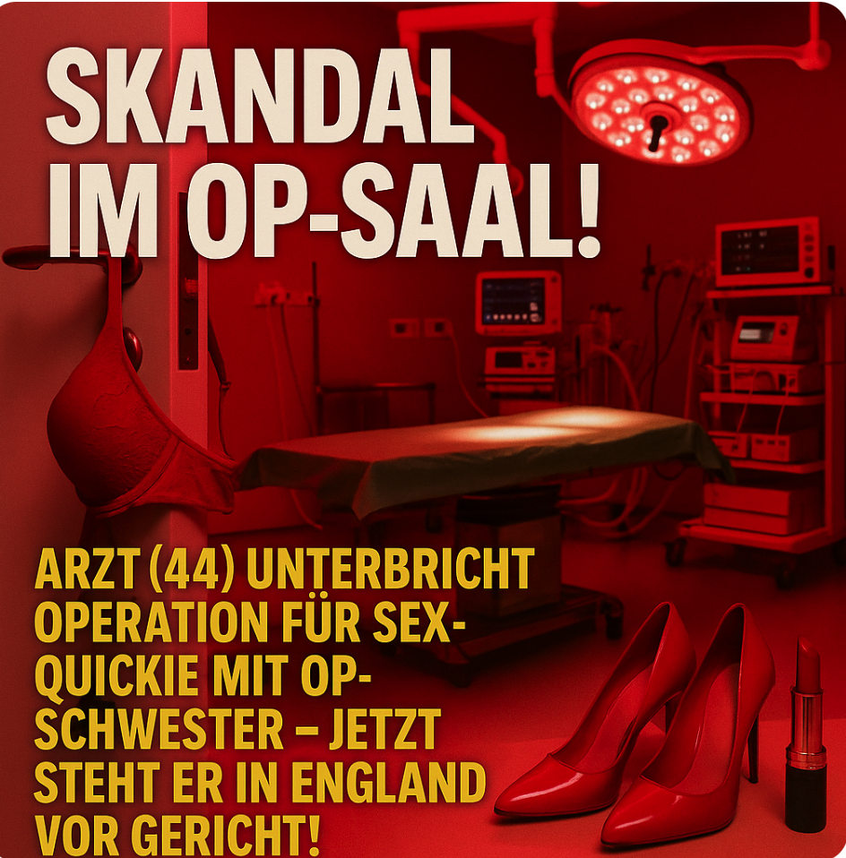 SKANDAL IM OP-SAAL! ARZT (44) UNTERBRICHT OPERATION FÜR SEX-QUICKIE MIT OP-SCHWESTER – JETZT STEHT ER IN ENGLAND VOR GERICHT!