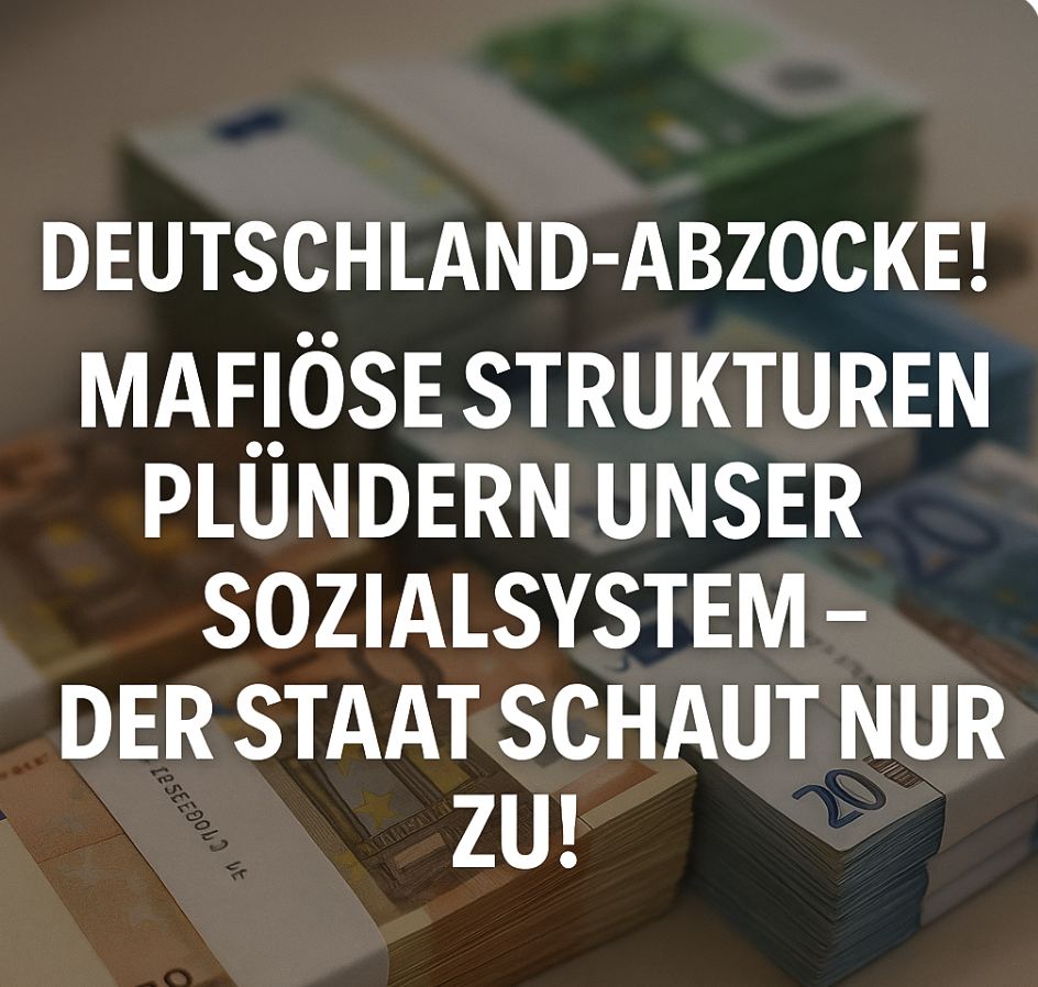DEUTSCHLAND-ABZOCKE! MAFIÖSE STRUKTUREN PLÜNDERN UNSER SOZIALSYSTEM – DER STAAT SCHAUT NUR ZU!