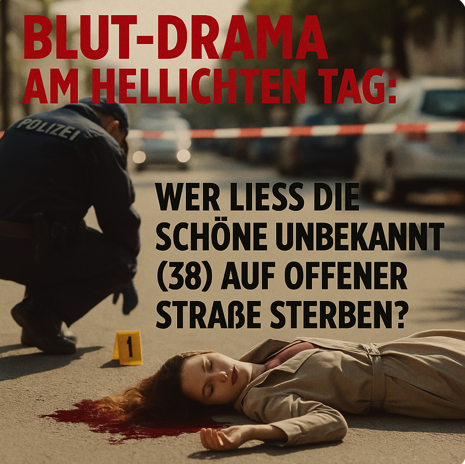 Blut-Drama am helllichten Tag: Wer ließ die schöne Unbekannte (38) auf offener Straße sterben?