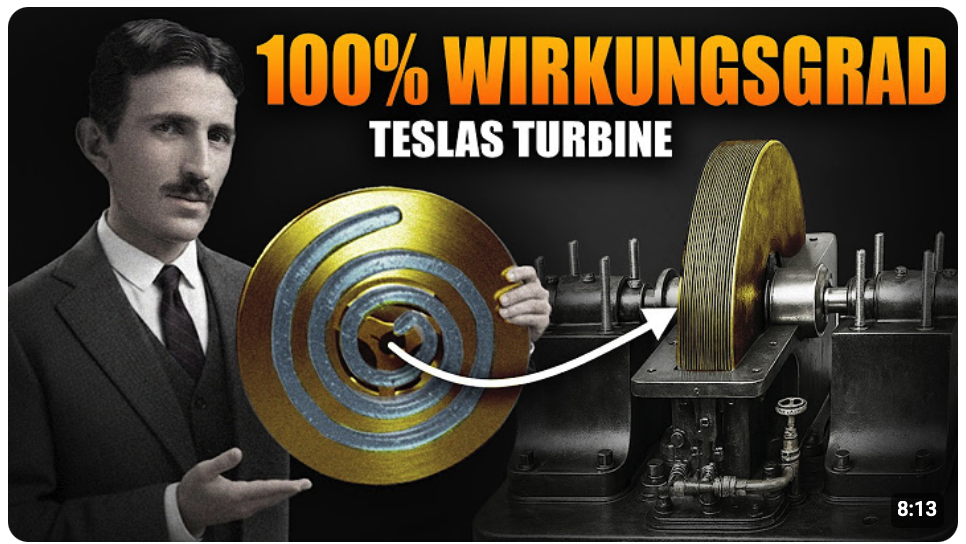 Tesla’s Wunder-Turbine wiederentdeckt: Rekord oder Schwindel?