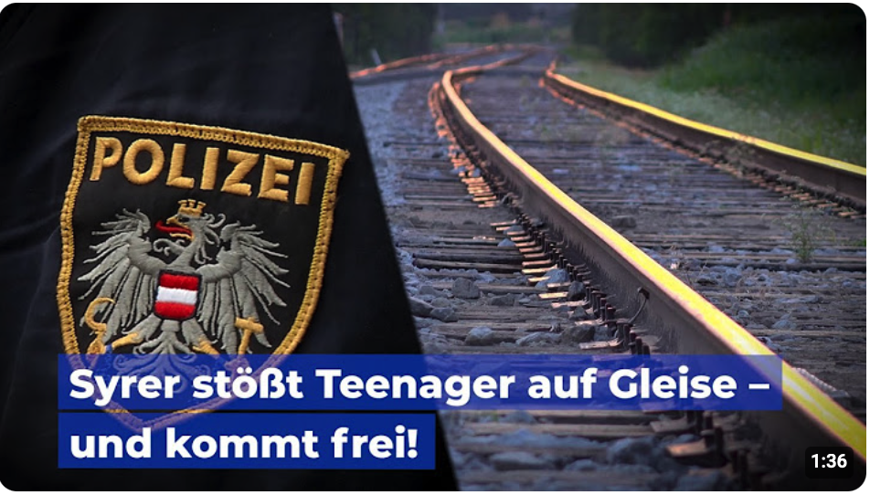 Syrer stößt Teenager auf Gleise – und kommt frei!