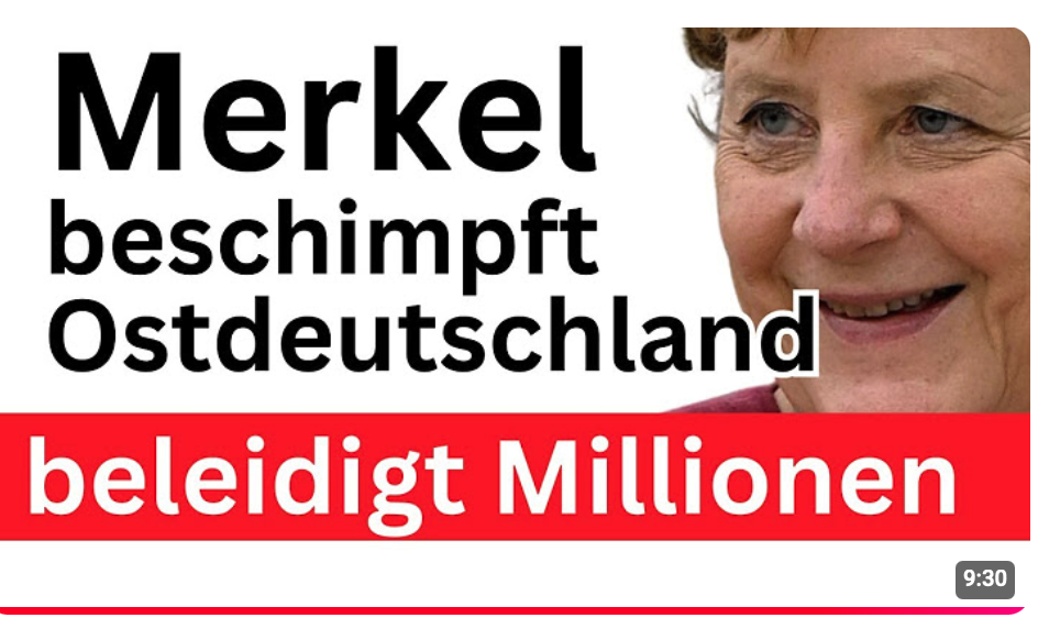 Merkels Hass-Rede: AfD-Wähler sind Unmenschen 