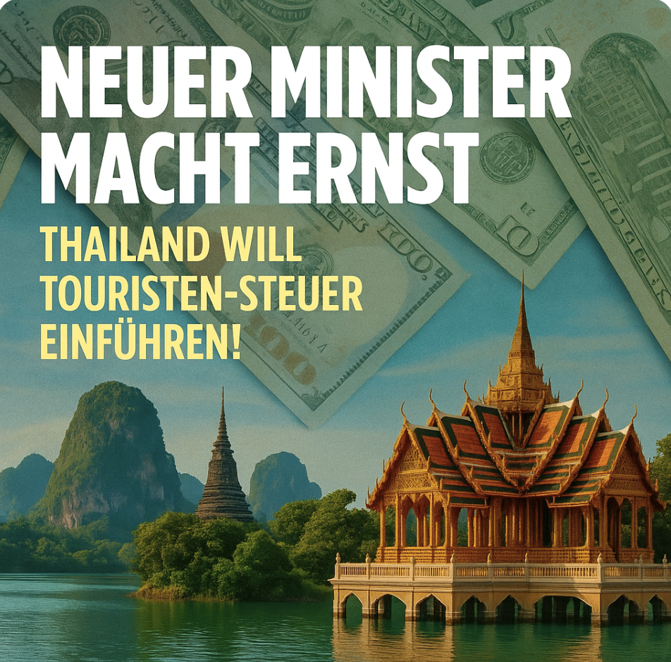 NEUER MINISTER MACHT ERNST! THAILAND WILL TOURISTEN-STEUER EINFÜHREN – URLAUB WIRD BALD TEURER FÜR BACKPACKER UND REISEFANS!