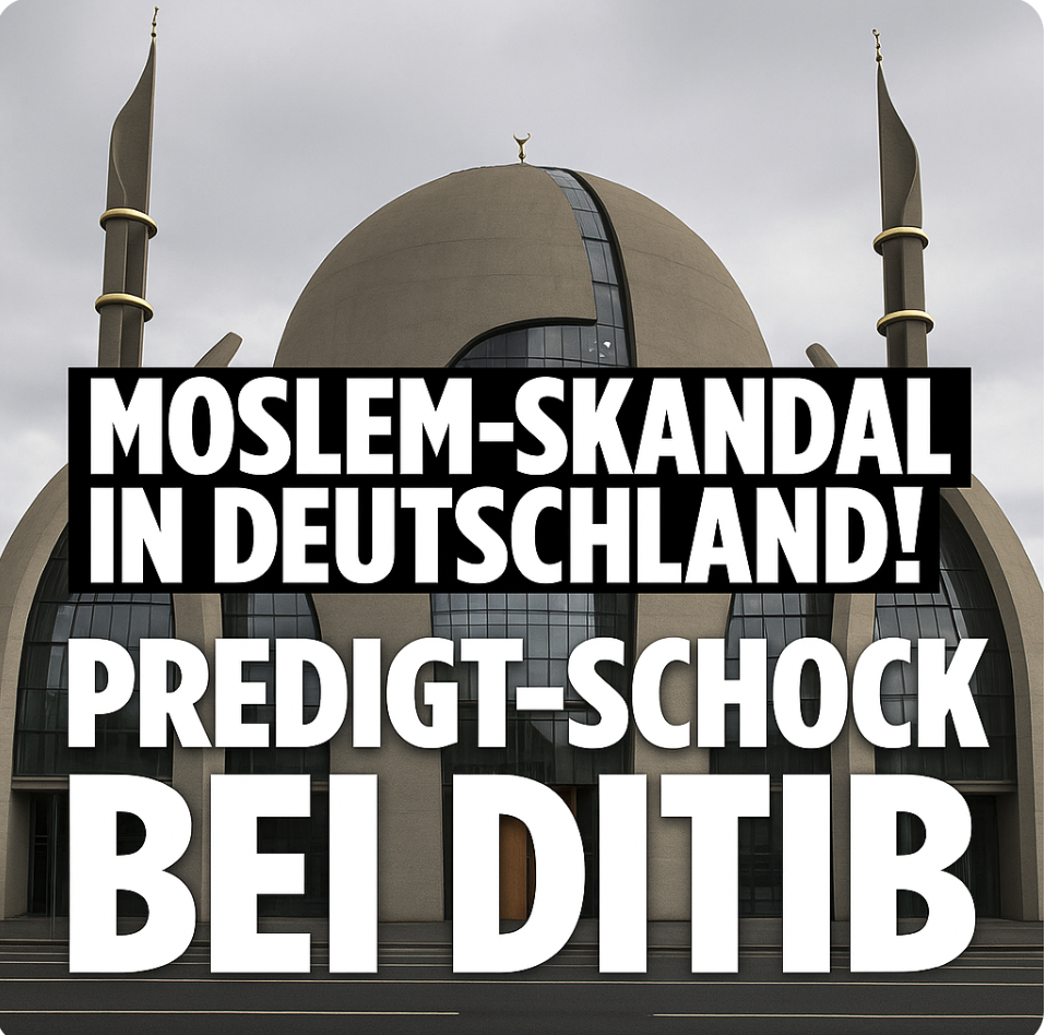 MOSLEM-SKANDAL IN DEUTSCHLAND! PREDIGT-SCHOCK BEI DITIB – IN RUND 900 ERDOGAN-MOSCHEEN WURDEN „GOTTESKRIEGER“ DER HAMAS GELobt!