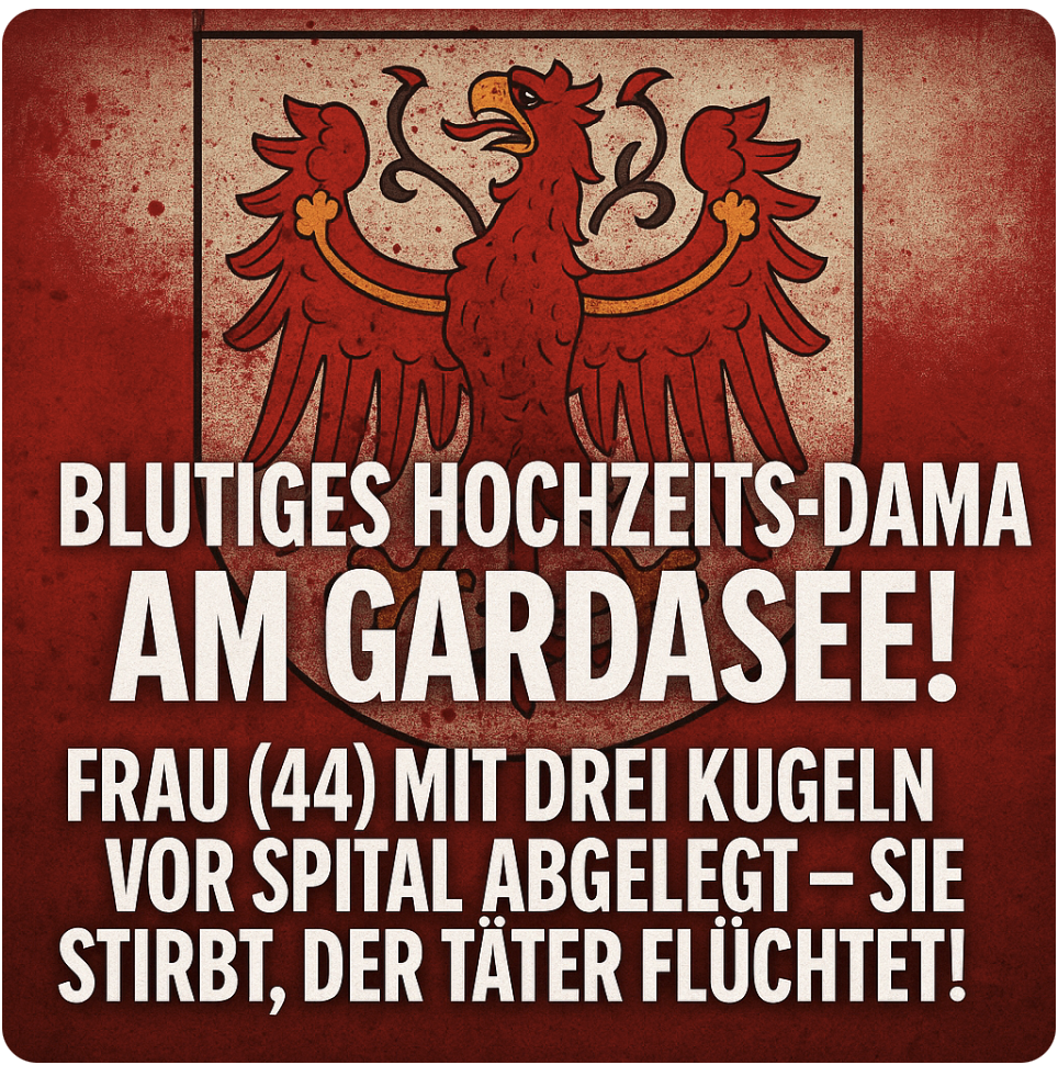BLUTIGES HOCHZEITS-DRAMA AM GARDASEE! FRAU (44) MIT DREI KUGELN VOR SPITAL ABGELEGT – SIE STIRBT, DER TÄTER FLÜCHTET!