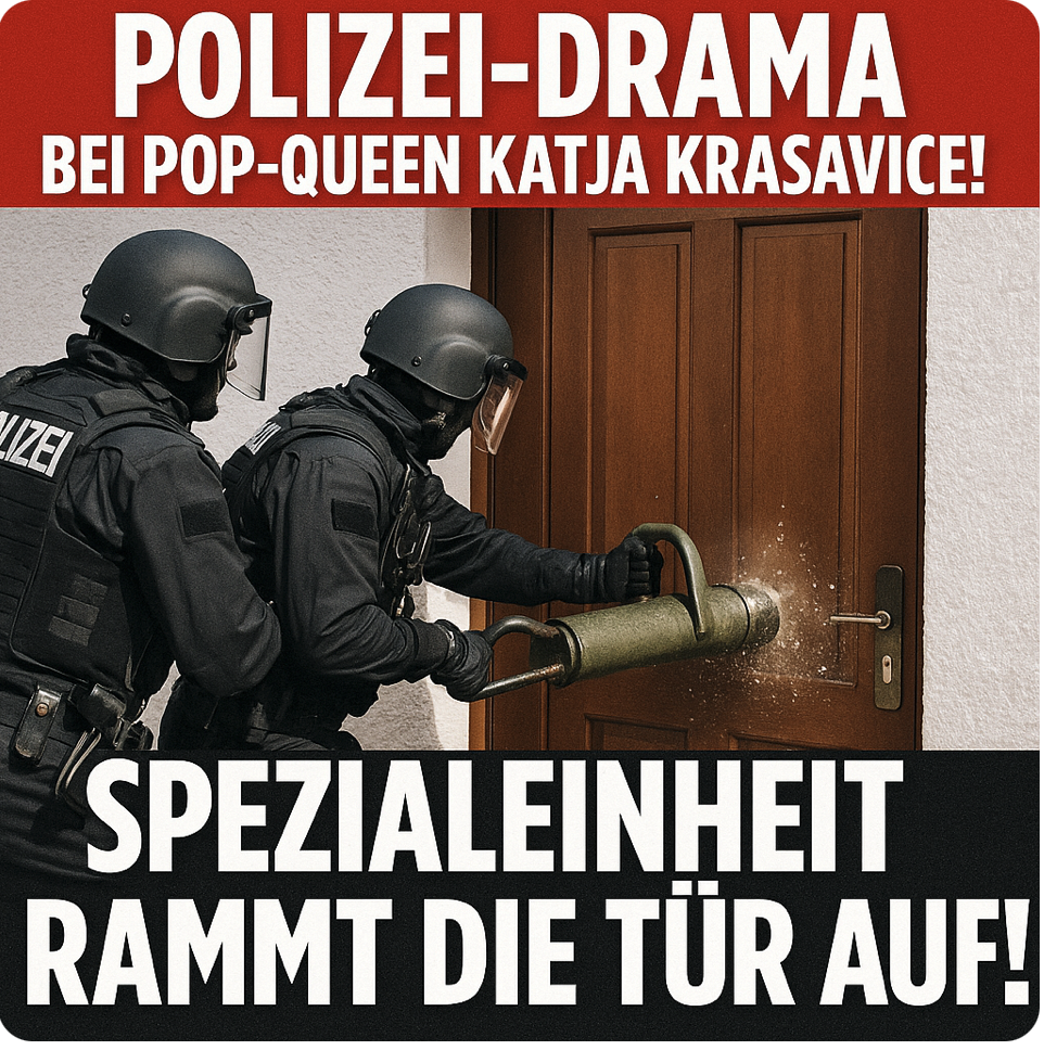 POLIZEI-DRAMA BEI POP-QUEEN KATJA KRASAVICE! SPEZIALEINHEIT RAMMT DIE TÜR – HAUSDURCHSUCHUNG BEI DEUTSCHLANDS PROVOKANTESTER POP-IKONE!