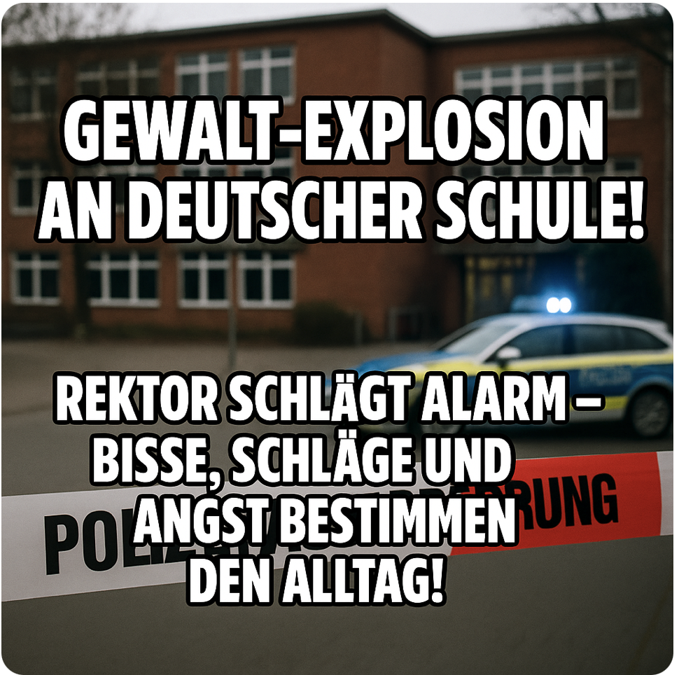 GEWALT-EXPLOSION AN DEUTSCHER SCHULE! REKTOR SCHLÄGT ALARM – BISSE, SCHLÄGE UND ANGST BESTIMMEN DEN ALLTAG!