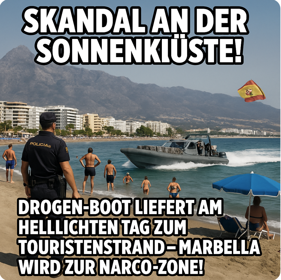 SKANDAL AN DER SONNENKÜSTE! DROGEN-BOOT LIEFERT AM HELLLICHTEN TAG ZUM TOURISTENSTRAND – MARBELLA WIRD ZUR NARCO-ZONE!