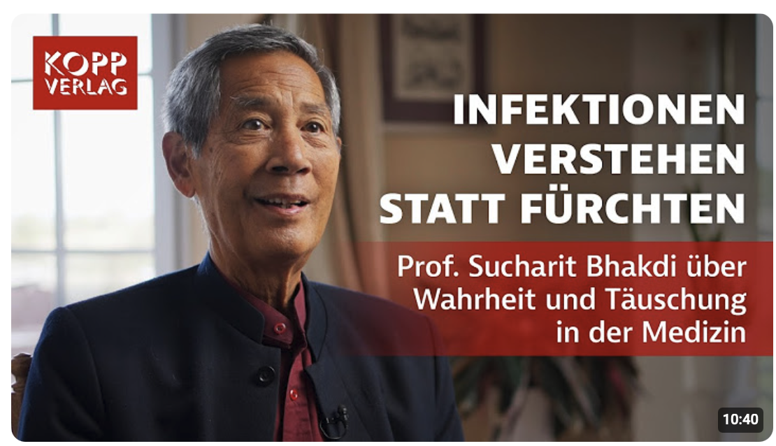 Prof. Dr. Sucharit Bhakdi über sein neues Buch »Infektionen verstehen – statt fürchten«