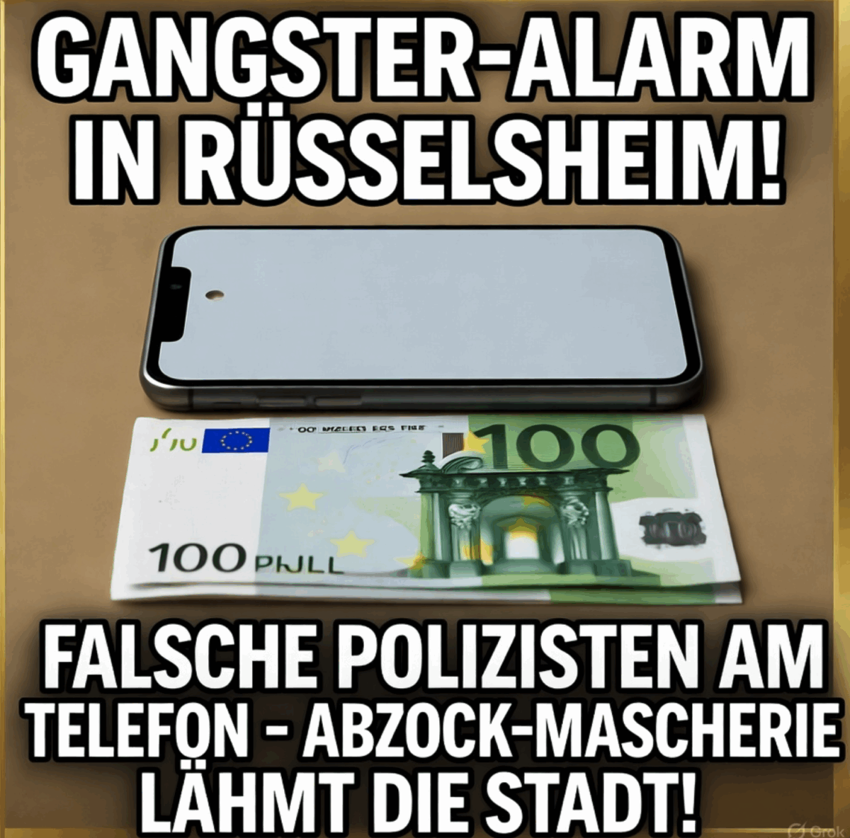 GANGSTER-ALARM IN RÜSSELSHEIM! FALSCHE POLIZISTEN AM TELEFON – ABZOCK-MASCHERIE LÄHMT DIE STADT!