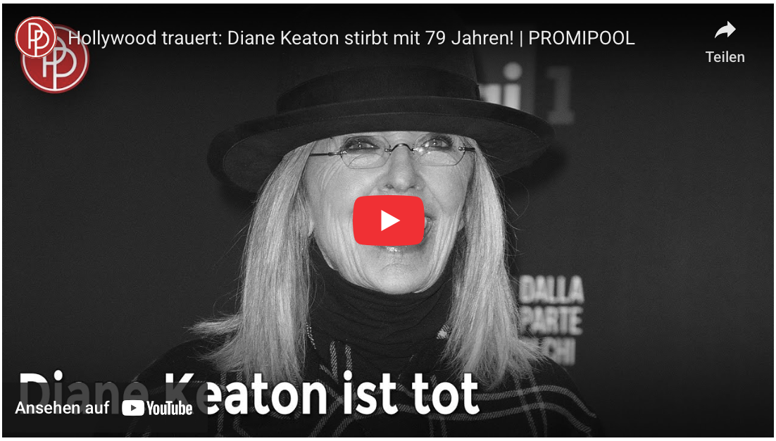 Hollywood trauert: Diane Keaton stirbt mit 79 Jahren! | PROMIPOOL