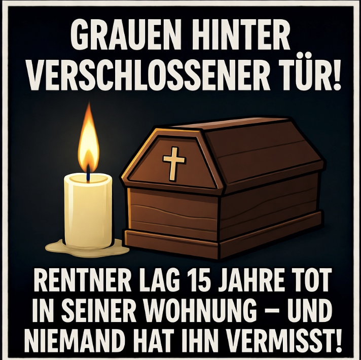 GRAUEN HINTER VERSCHLOSSENER TÜR! RENTNER LAG 15 JAHRE TOT IN SEINER WOHNUNG – UND NIEMAND HAT IHN VERMISST!