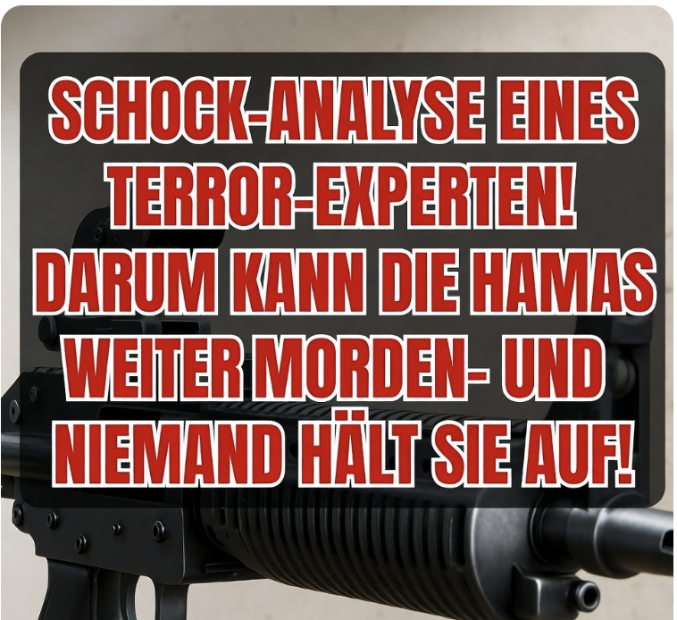 SCHOCK-ANALYSE EINES TERROR-EXPERTEN! DARUM KANN DIE HAMAS WEITER MORDEN – UND NIEMAND HÄLT SIE AUF!