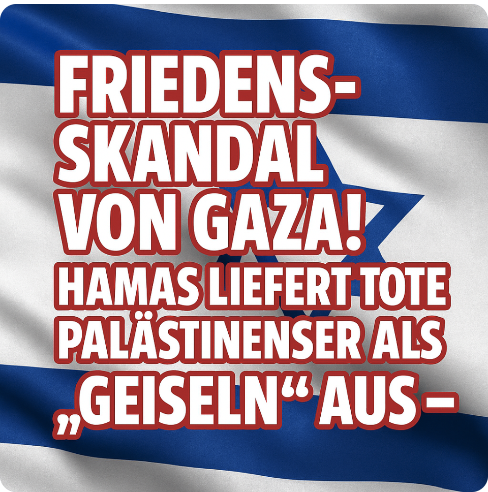 FRIEDENS-SKANDAL VON GAZA! HAMAS LIEFERT TOTE PALÄSTINENSER ALS „GEISELN“ AUS – ISRAEL ENTSETZT ÜBER MAKABRES SPIEL MIT DEN TOTEN!
