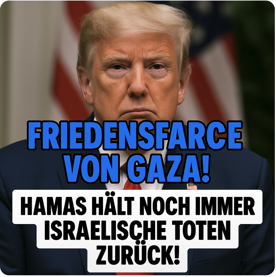 FRIEDENSFARCE VON GAZA! – HAMAS HÄLT NOCH IMMER ISRAELISCHE TOTEN ZURÜCK! TRUMPS GEDULD AM ENDE – ISRAELS ARMY STEHT BEREIT ZUM GEGENSCHLAG!