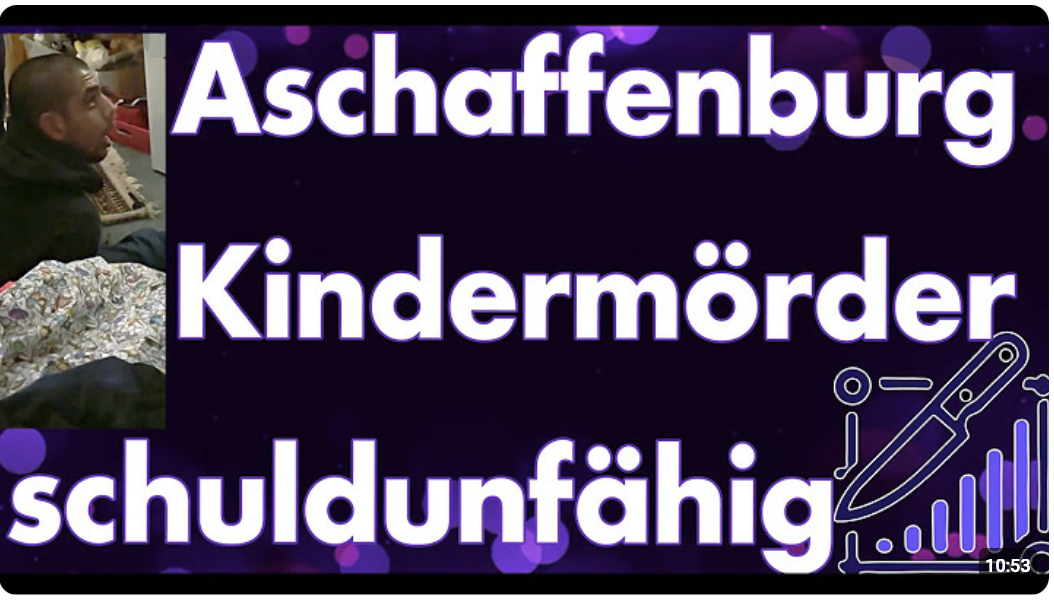 Angreifer aus Aschaffenburg schuldunfähig? Motivierende Kampfmusik? Verfassungsschutz? BKA? LKA?