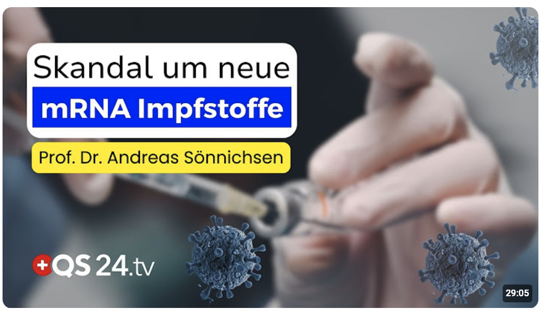 mRNA-Impfstoffe: Die unterschätzten Risiken & offenen Fragen | Prof. Dr. Andreas Sönnichsen | QS24