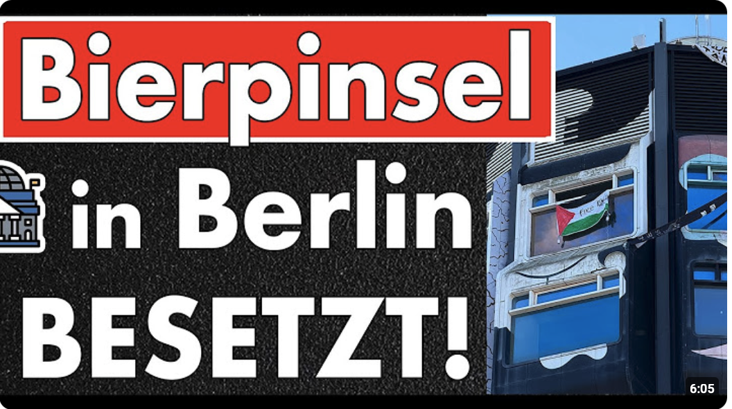 Vermummte besetzen Bierpinsel! Antifa kapert Privateigentum für hirnlose Propaganda!