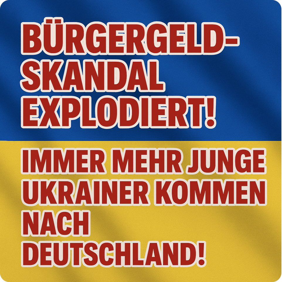 BÜRGERGELD-SKANDAL EXPLODIERT! – IMMER MEHR JUNGE UKRAINER KOMMEN NACH DEUTSCHLAND 