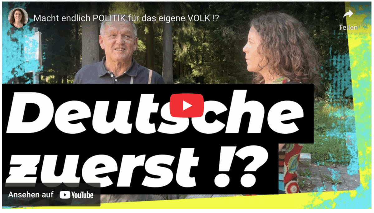 Macht endlich POLITIK für das eigene VOLK !?