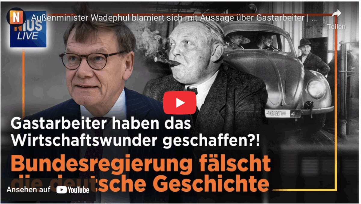 Außenminister Wadephul blamiert sich mit Aussage über Gastarbeiter |