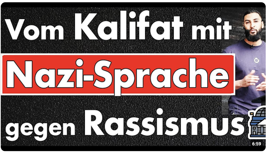 Kalifatsbruder wirft Merz Rassismus vor & spricht mit „ausgemerzt“ in Nazi-Sprache gegen Rassismus!
