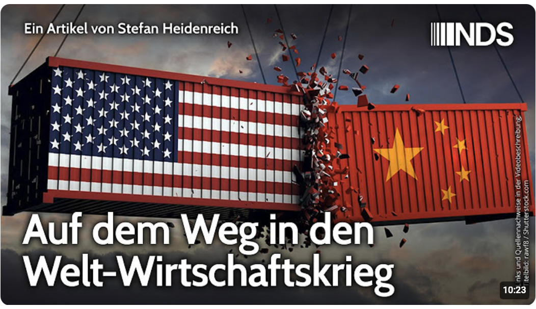 Auf dem Weg in den Welt-Wirtschaftskrieg!