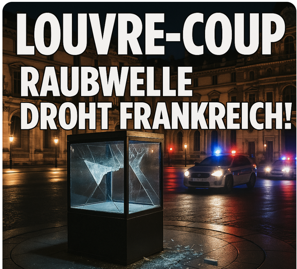 FRANKREICH IM KULTUR-ALARM! – LOUVRE-COUP NUR DER ANFANG – RAUBWELLE PLÜNDERT MONATELANG DIE MUSEEN!