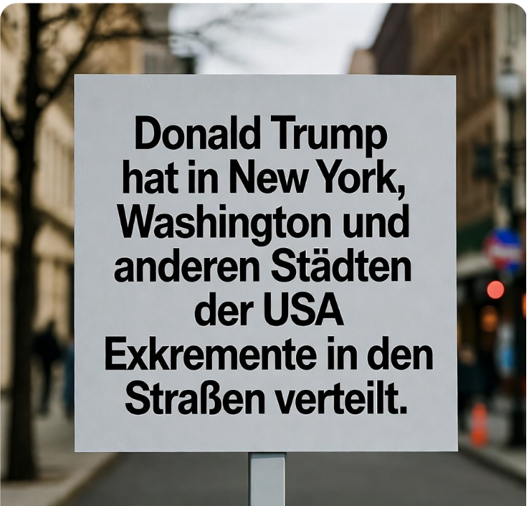 TRUMP’S SCHEISSE-STURM: Der Wahnsinnige im Weißen Haus-Wahn wirft mit Kotbomben auf unschuldige Städte – Ist das der ultimative Beweis für seinen geistigen Zerfall?