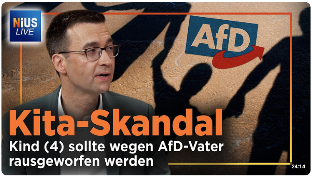 AfD-Ausgrenzung in Kita: So weit geht die linke Intoleranz wirklich!