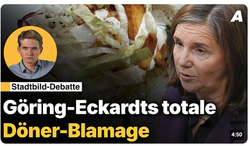 Stadtbild-Diskussion: Döner-Posting von Göring-Eckardt sorgt für Verwirrung |