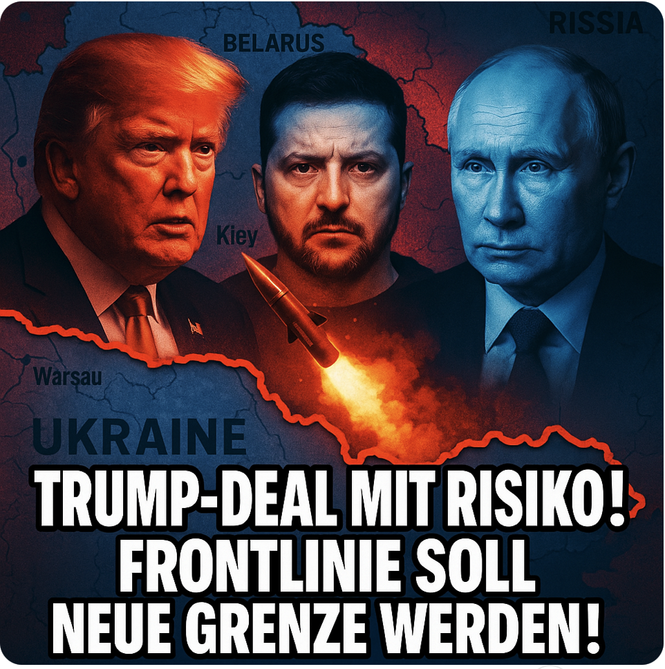 „FRIEDENS-SHOW ODER BRANDGEFÄHRLICHER DEAL? – TRUMP UND SELENSKYJ PLANEN FRONTLINIE ALS NEUE GRENZE!“
