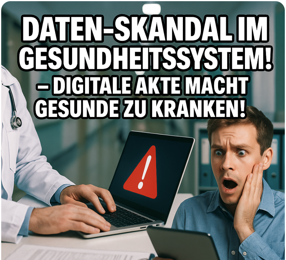 „PLÖTZLICH HOCHRISIKO-PATIENT! – DIGITALE PATIENTENAKTE ENTLARVT SCHOCKIERENDE FEHLDIAGNOSEN!“