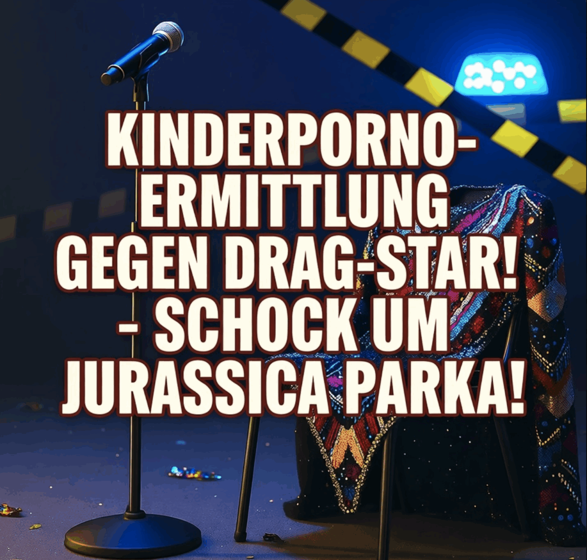 „SKANDAL UM BERLINER DRAG QUEEN! – KINDERPORNO-ERMITTUNGEN GEGEN JURASSICA PARKA (46)! – SCHOCK IN DER LGBTQ-SZENE!“